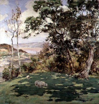 Kirkudbright közelében, 1900 körül (olaj, vászon) alkotó: Harry MacGregor