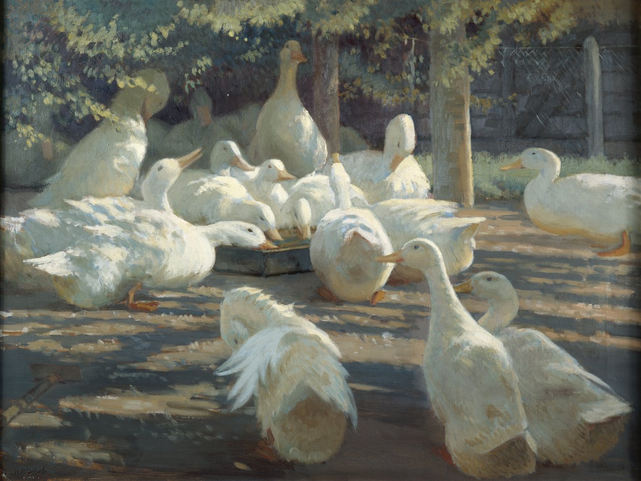 Napfény és árnyék (olaj, vászon) alkotó: Harry Percy Clifford