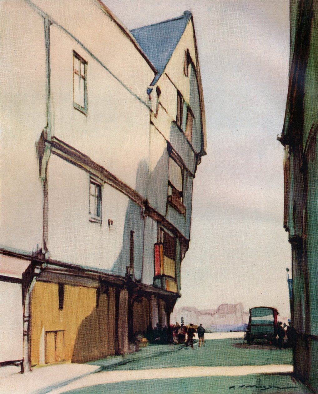 "Régi épület", 1933 alkotó: Harry Tittensor