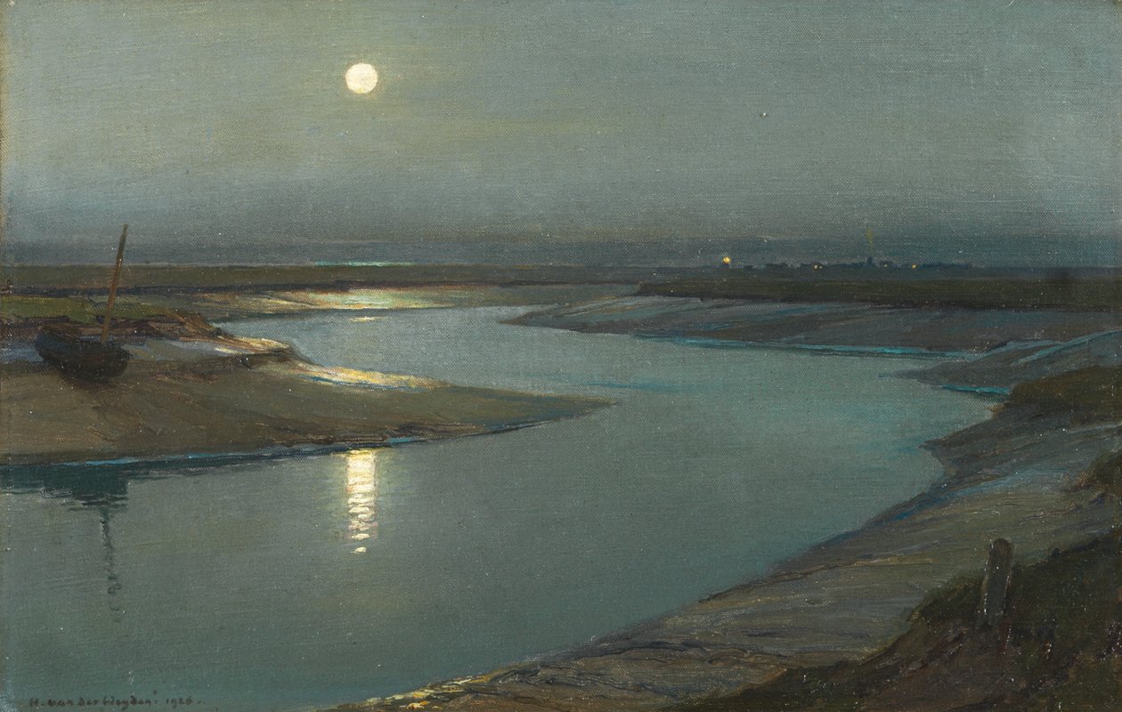 Coastwise Lights, 1923 körül (olaj, vászon tábla) alkotó: Harry van der Weyden
