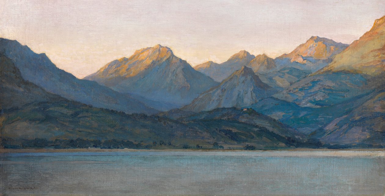 Este, az Alpes-Maritimes Cap-Martinból (olaj, vászon tábla) alkotó: Harry van der Weyden