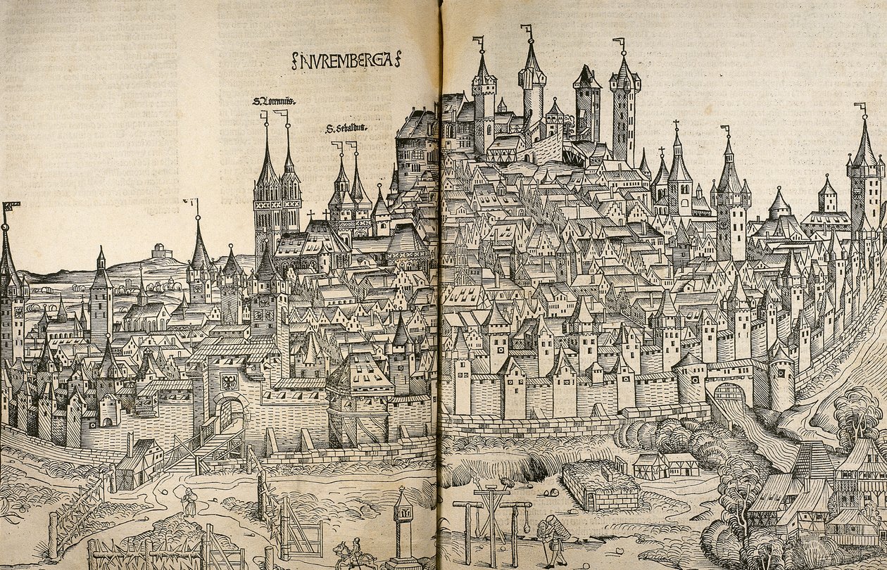 Nürnberg, Németország alkotó: Hartmann Schedel