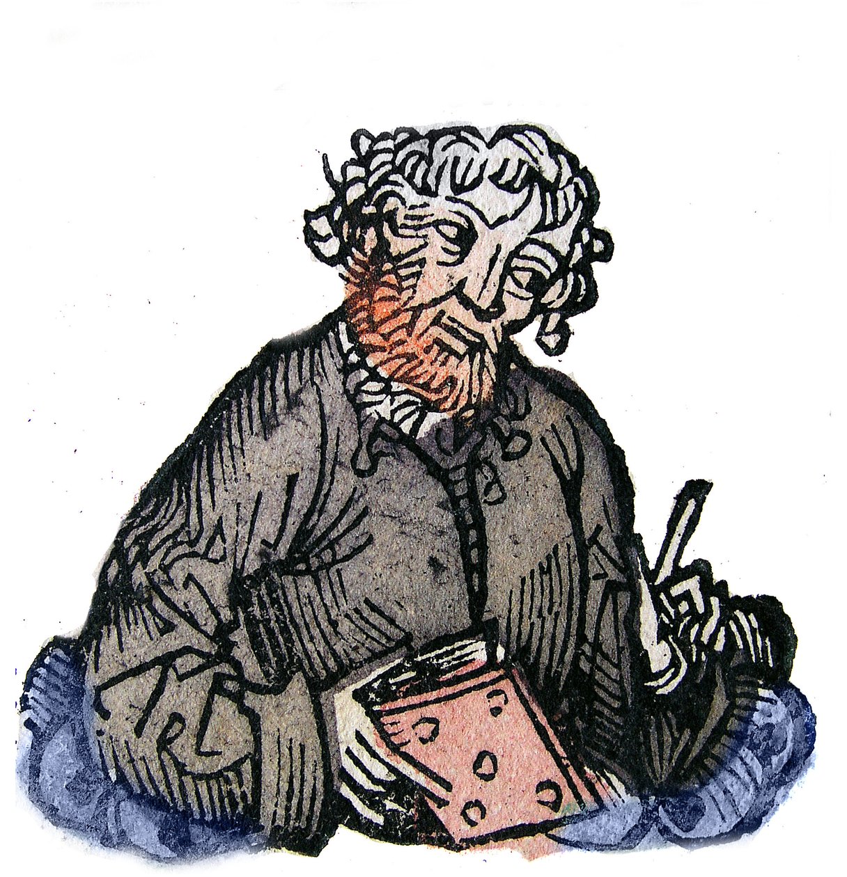 Juvenal portréja (Decimus Junius Juvenal) latin szatirikus költő az 1. század végéről. Hartmann Schedel „Nürnbergi krónikái” xilográfiája alkotó: Hartmann Schedel