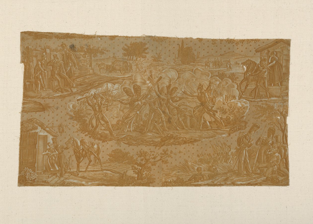 Cambronne at Waterloo (lakberendezési szövet) alkotó: Hartmann et Fils