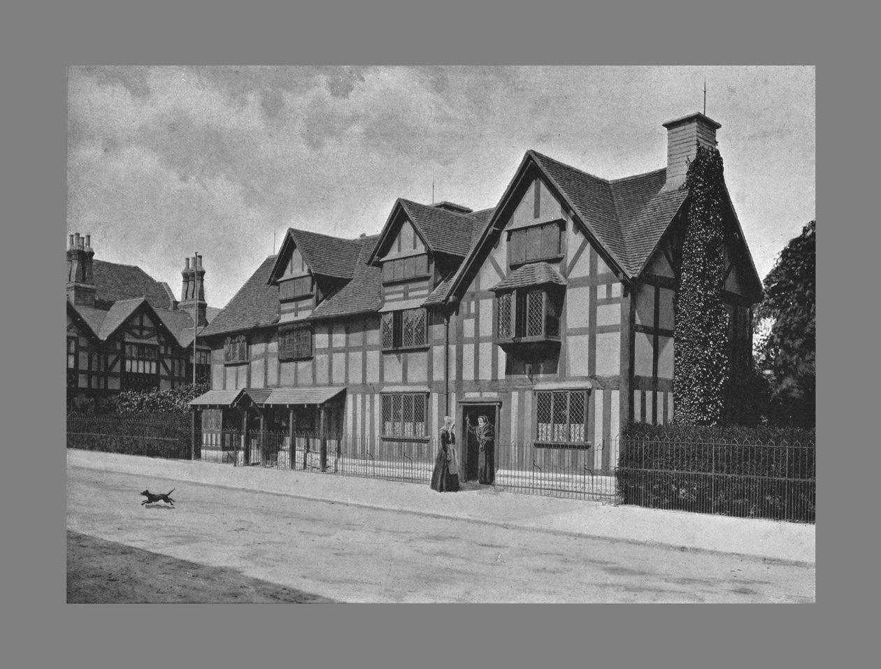 Shakespeare-ház, Stratford-on-Avon, 1900 alkotó: Harvey Barton