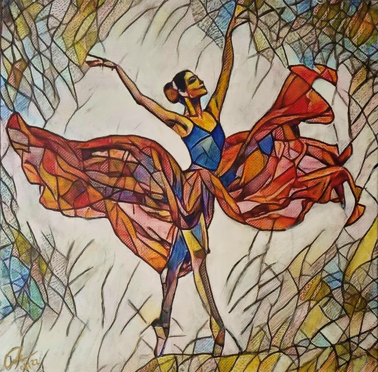 Balerina alkotó: HaskellArt