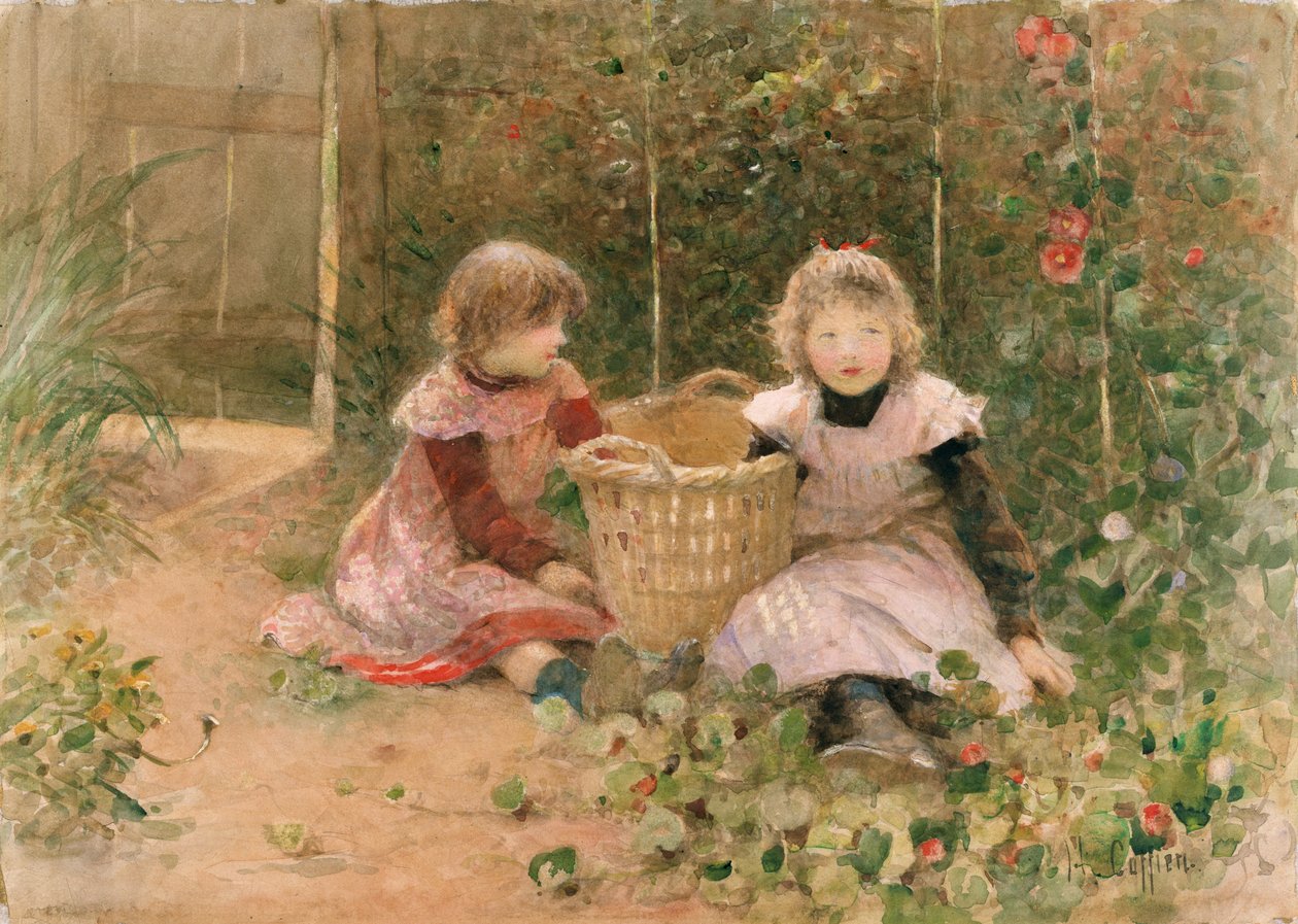 The Strawberry Patch (wc papíron) alkotó: Hector Caffieri