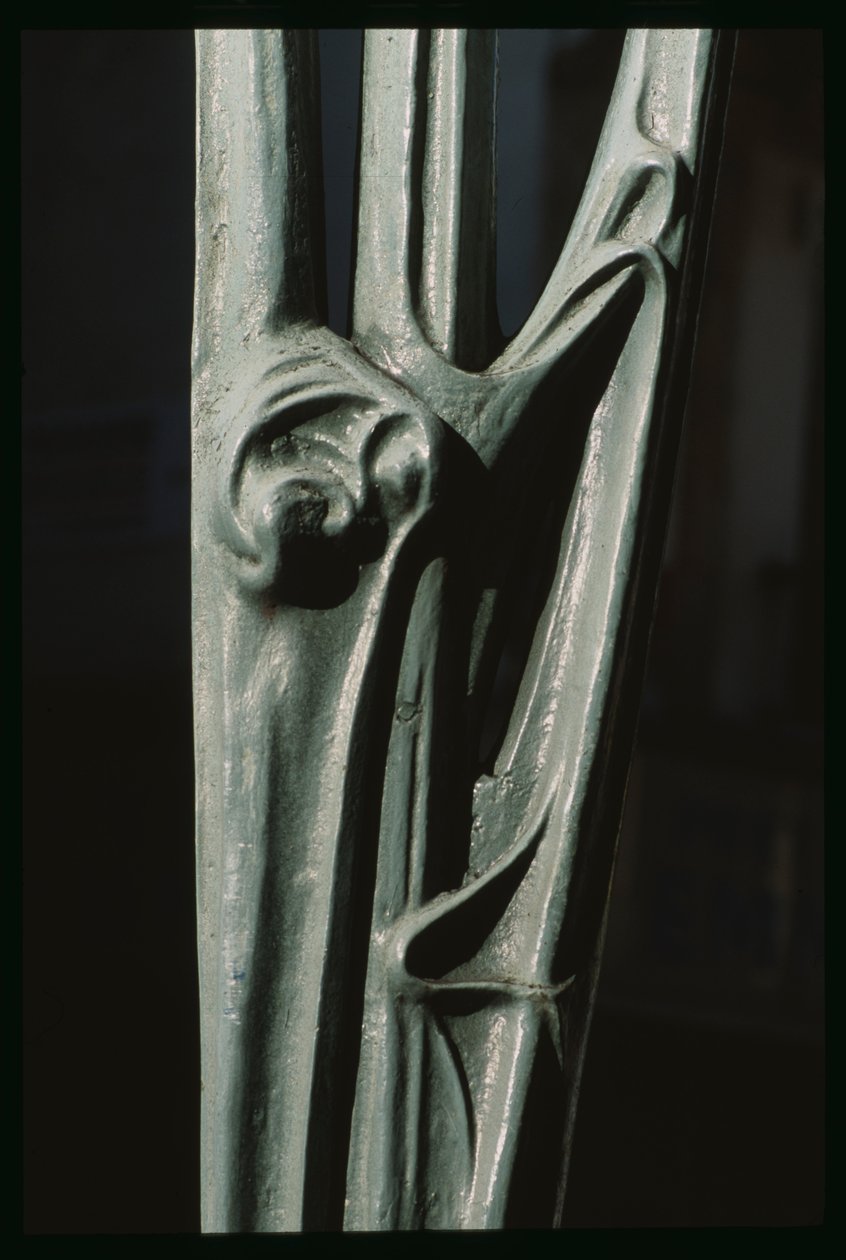 Fővárosi pályaudvar bejárata, részlet (vas) alkotó: Hector Guimard
