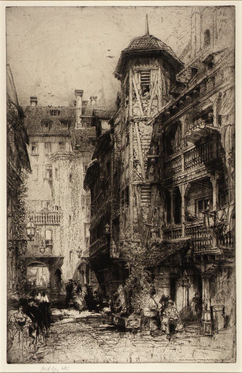 Cour de Corbeau, Strassburg alkotó: Hedley Fitton
