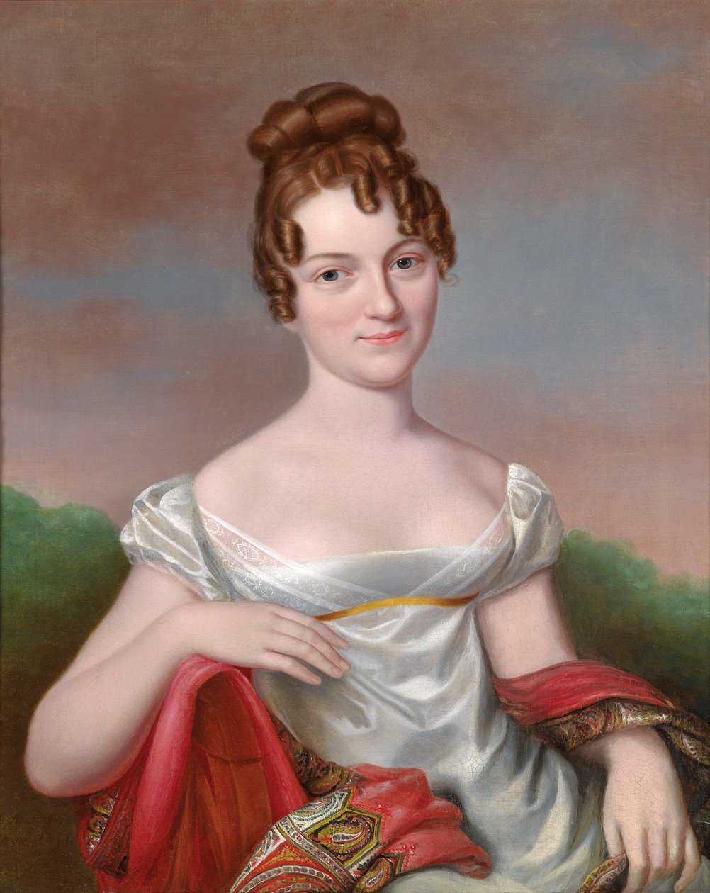 Egy fiatal hölgy portréja alkotó: Heinrich Abel Seyffert