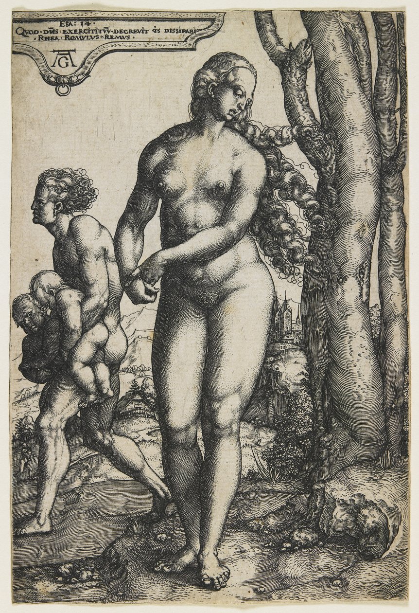 Rhea Sylvia (Romulus és Remus), c. 1530 alkotó: Heinrich Aldegrever