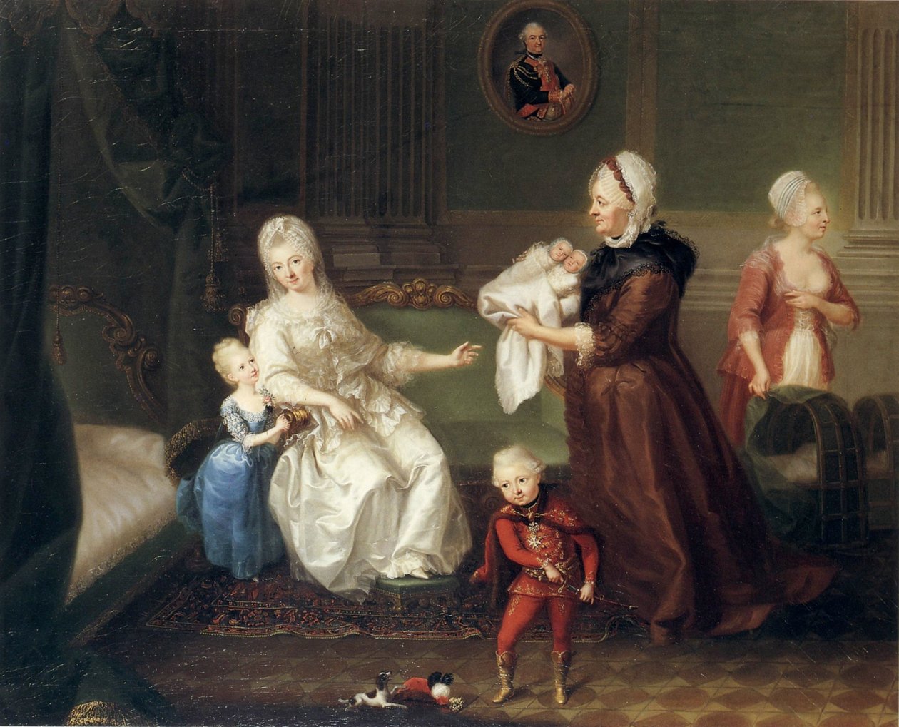 H C Brandt grófnő, Heydeck gyermekeivel alkotó: Heinrich Carl Brandt