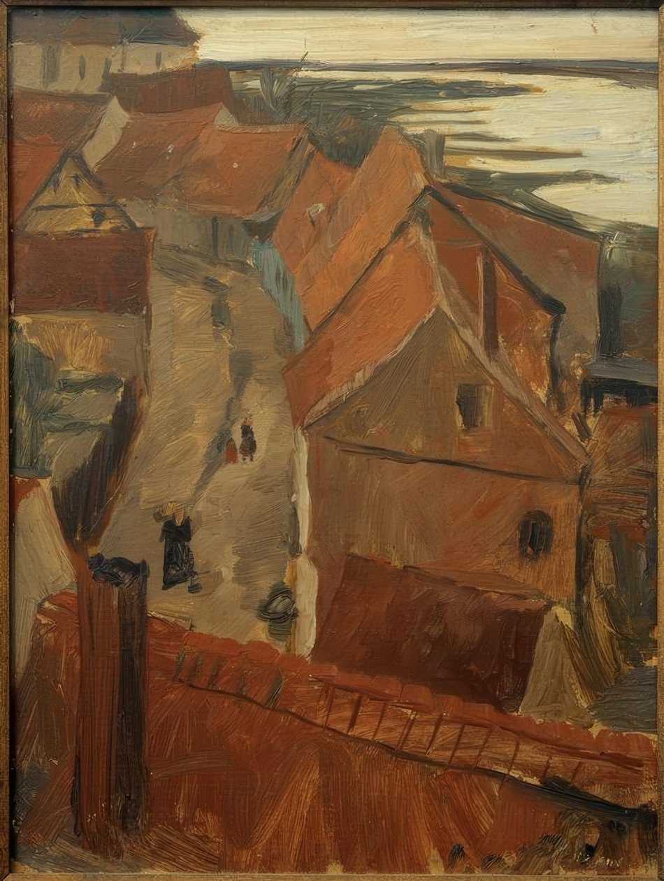 Arneburg az Elba partján alkotó: Heinrich Stegemann