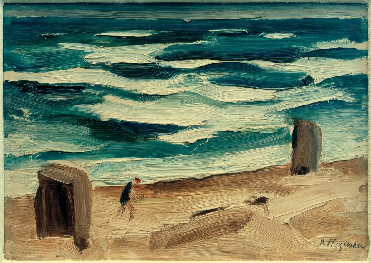 Strand a viharban alkotó: Heinrich Stegemann