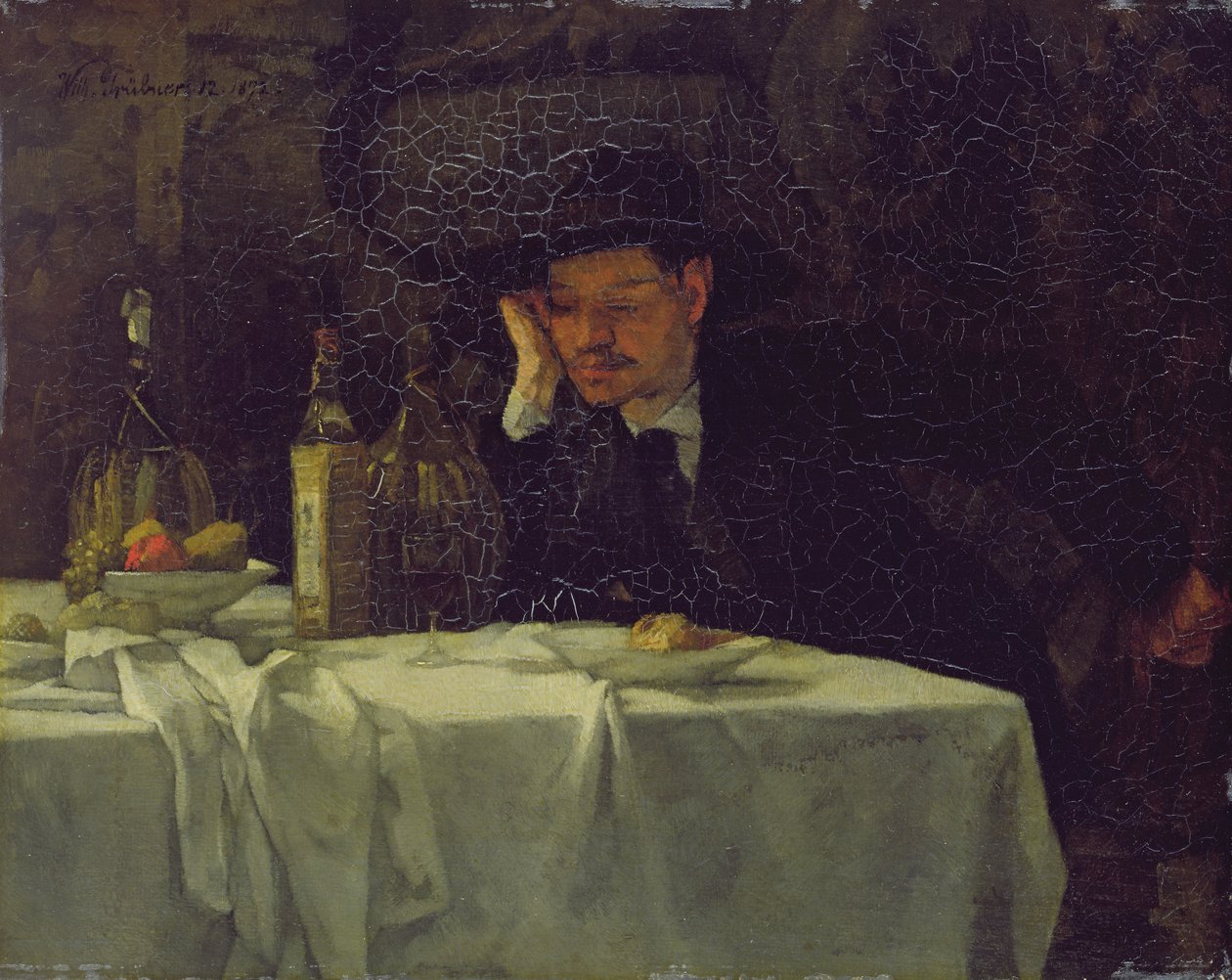 Római borral, 1872 alkotó: Heinrich Wilhelm Truebner