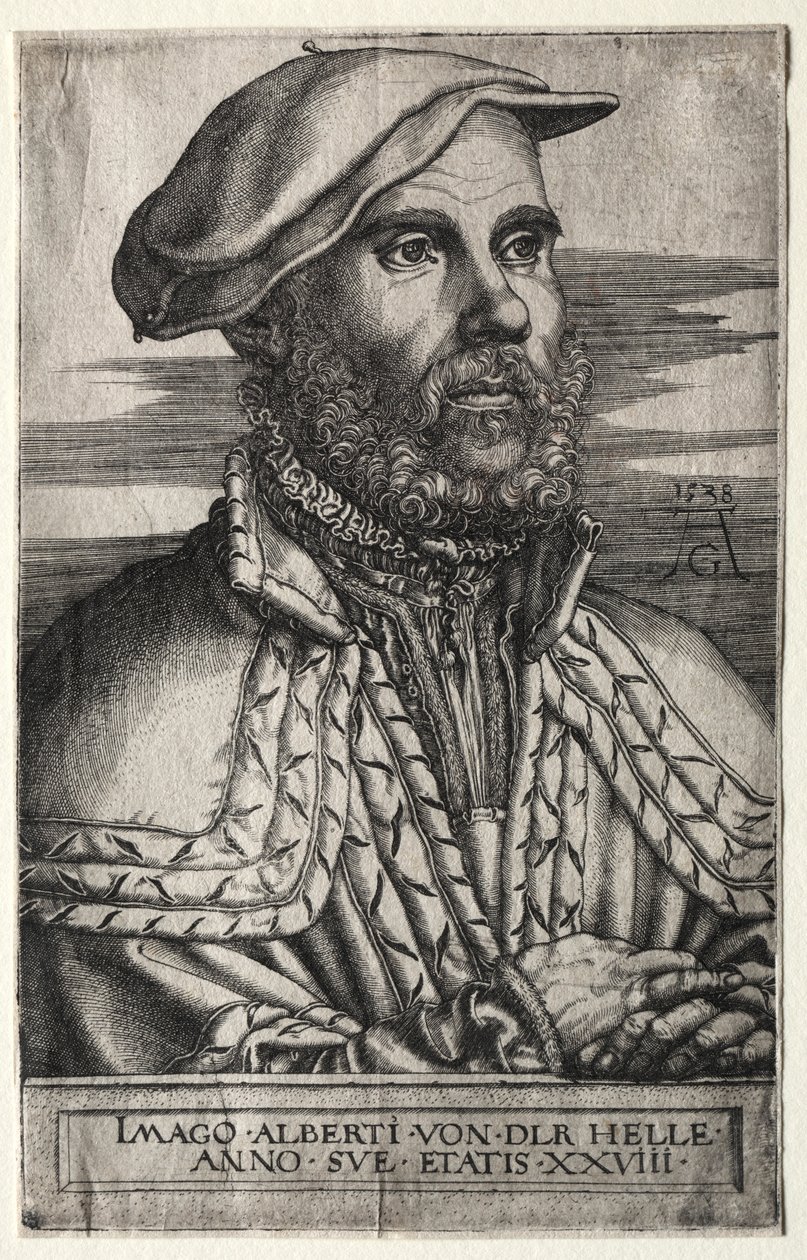 Albert van der Helle, 1538. alkotó: Heinrich Aldegrever
