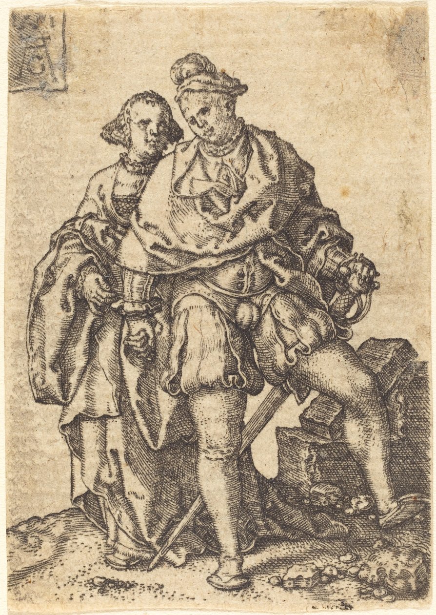 Táncoló pár alkotó: Heinrich Aldegrever