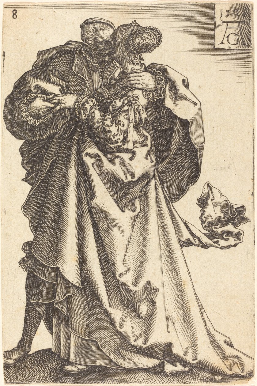 Nagy esküvői táncosok alkotó: Heinrich Aldegrever