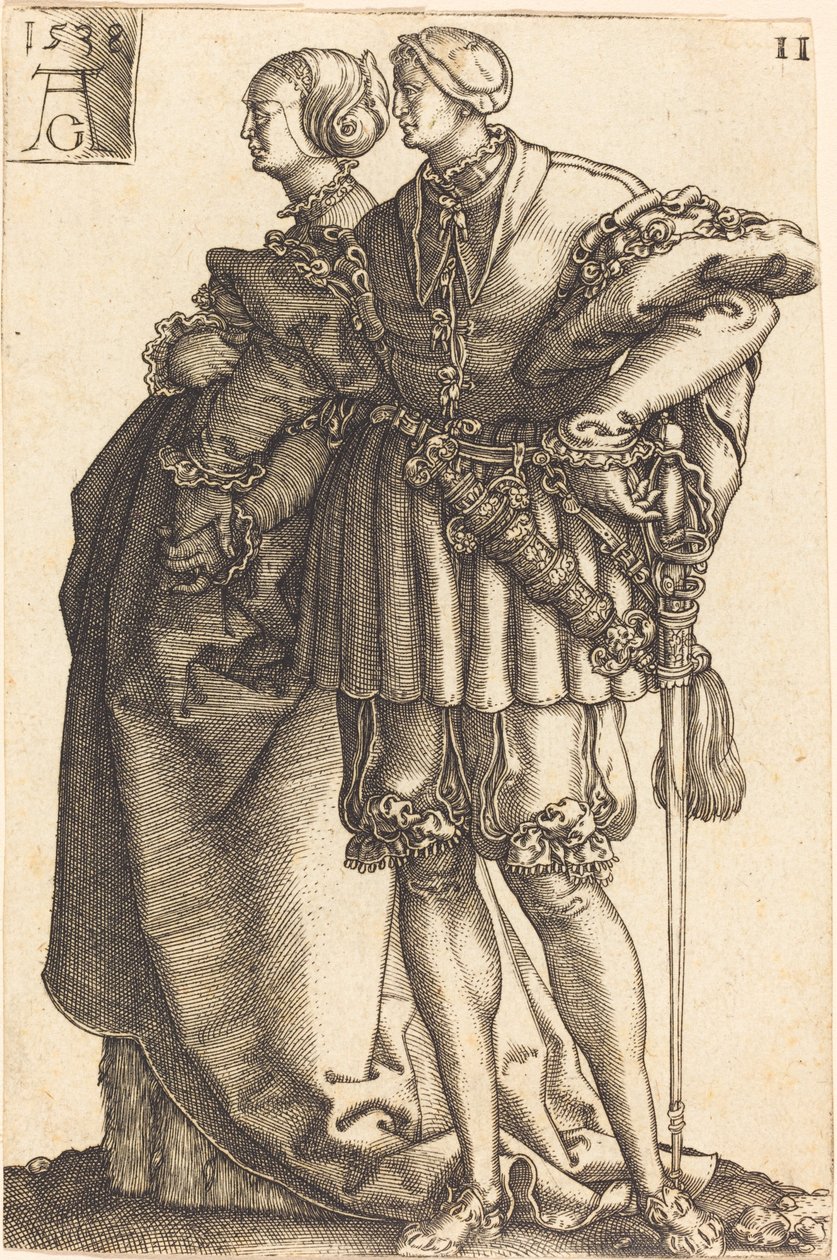 Nagy esküvői táncosok alkotó: Heinrich Aldegrever