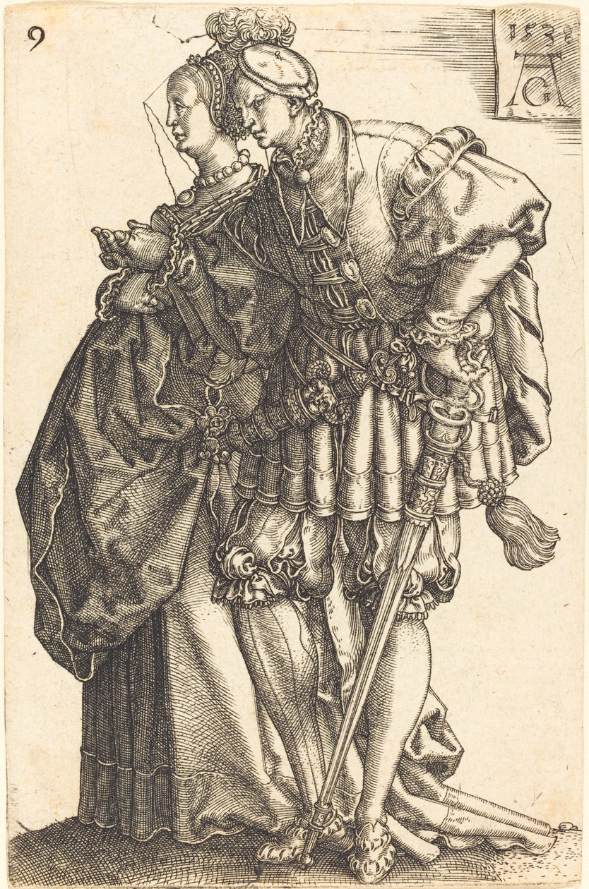 Nagy esküvői táncosok alkotó: Heinrich Aldegrever
