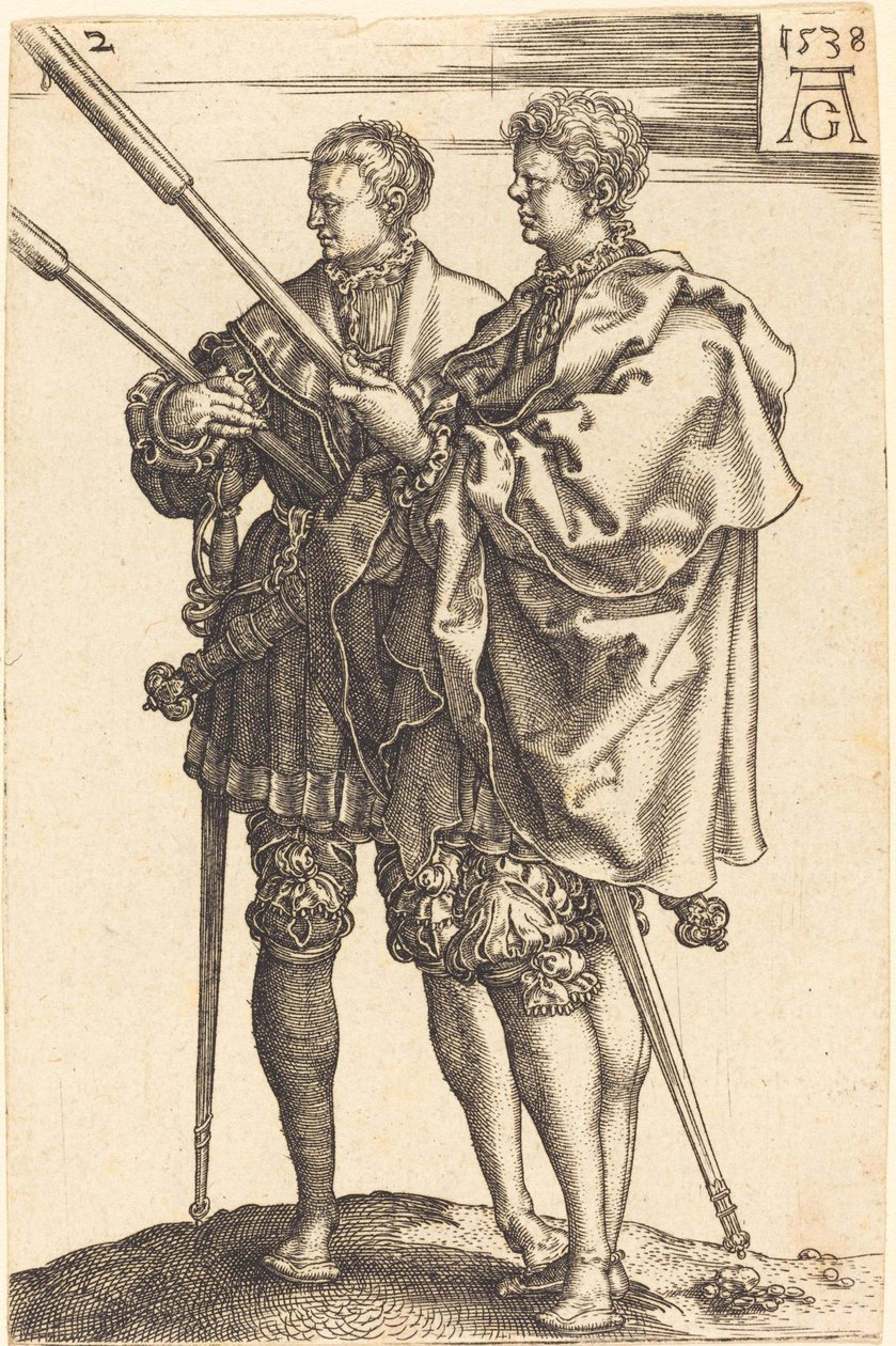 Nagy esküvői táncosok alkotó: Heinrich Aldegrever