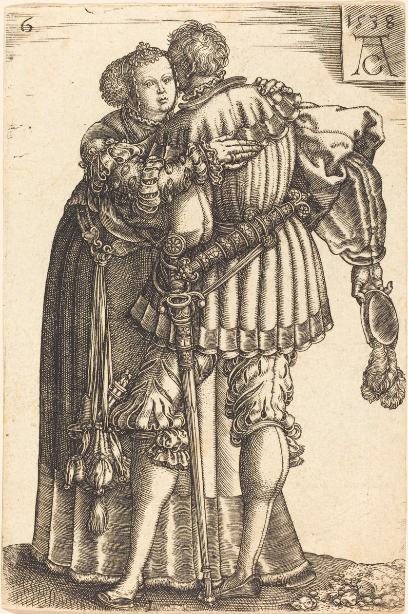 Nagy esküvői táncosok alkotó: Heinrich Aldegrever