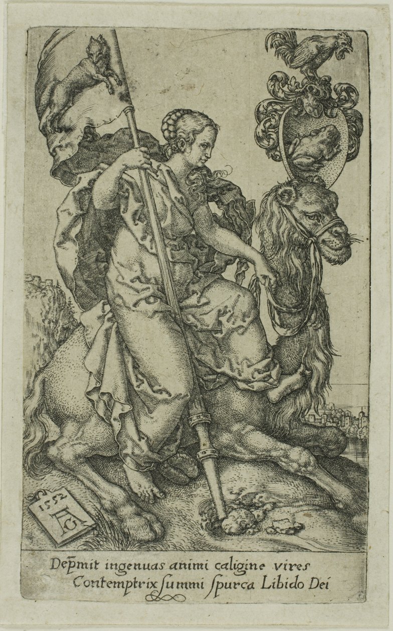 Vágy, a Vicestől alkotó: Heinrich Aldegrever