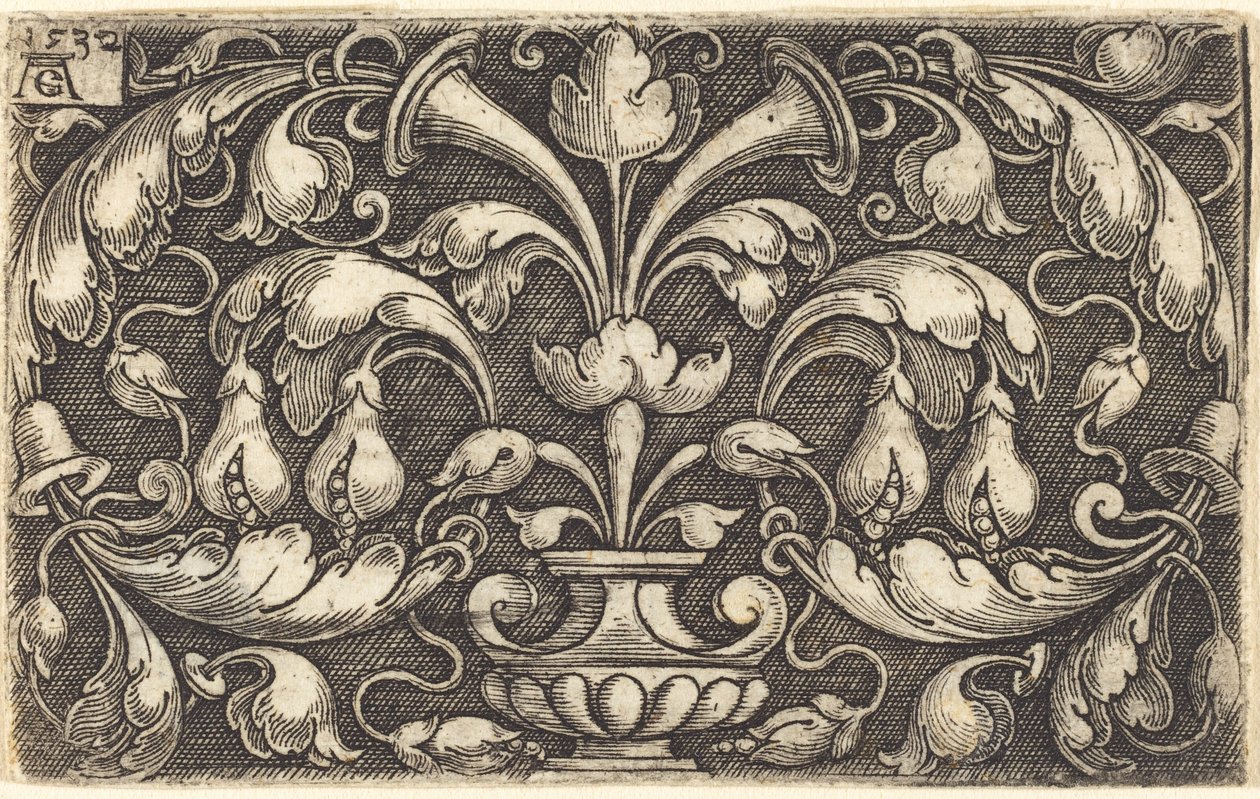 Dísz, 1532. alkotó: Heinrich Aldegrever