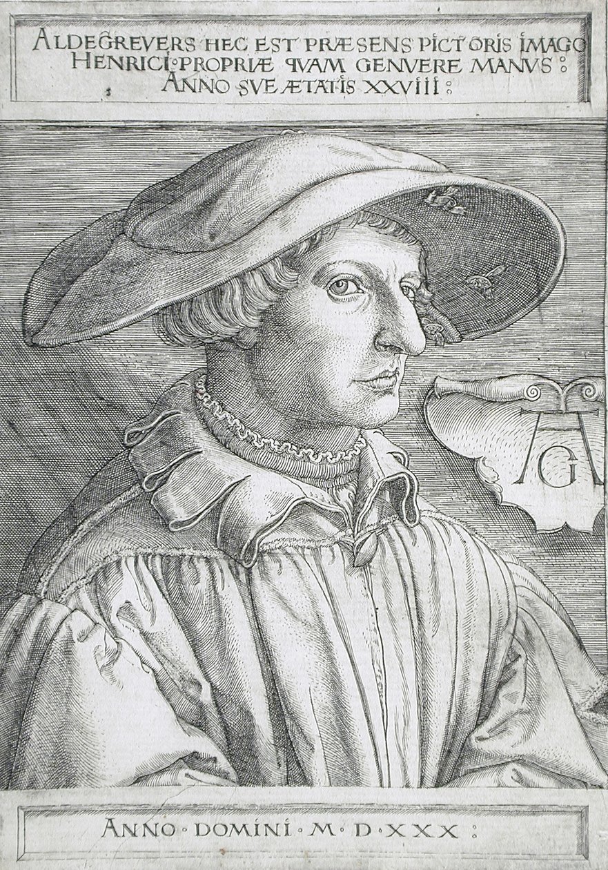 Önarckép alkotó: Heinrich Aldegrever