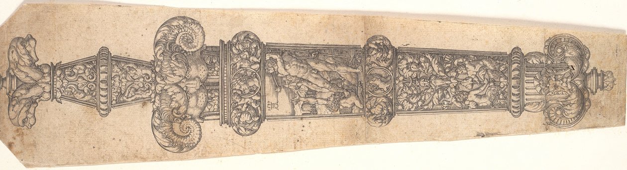 Köpeny tervezés Káinnal és Ábellel alkotó: Heinrich Aldegrever