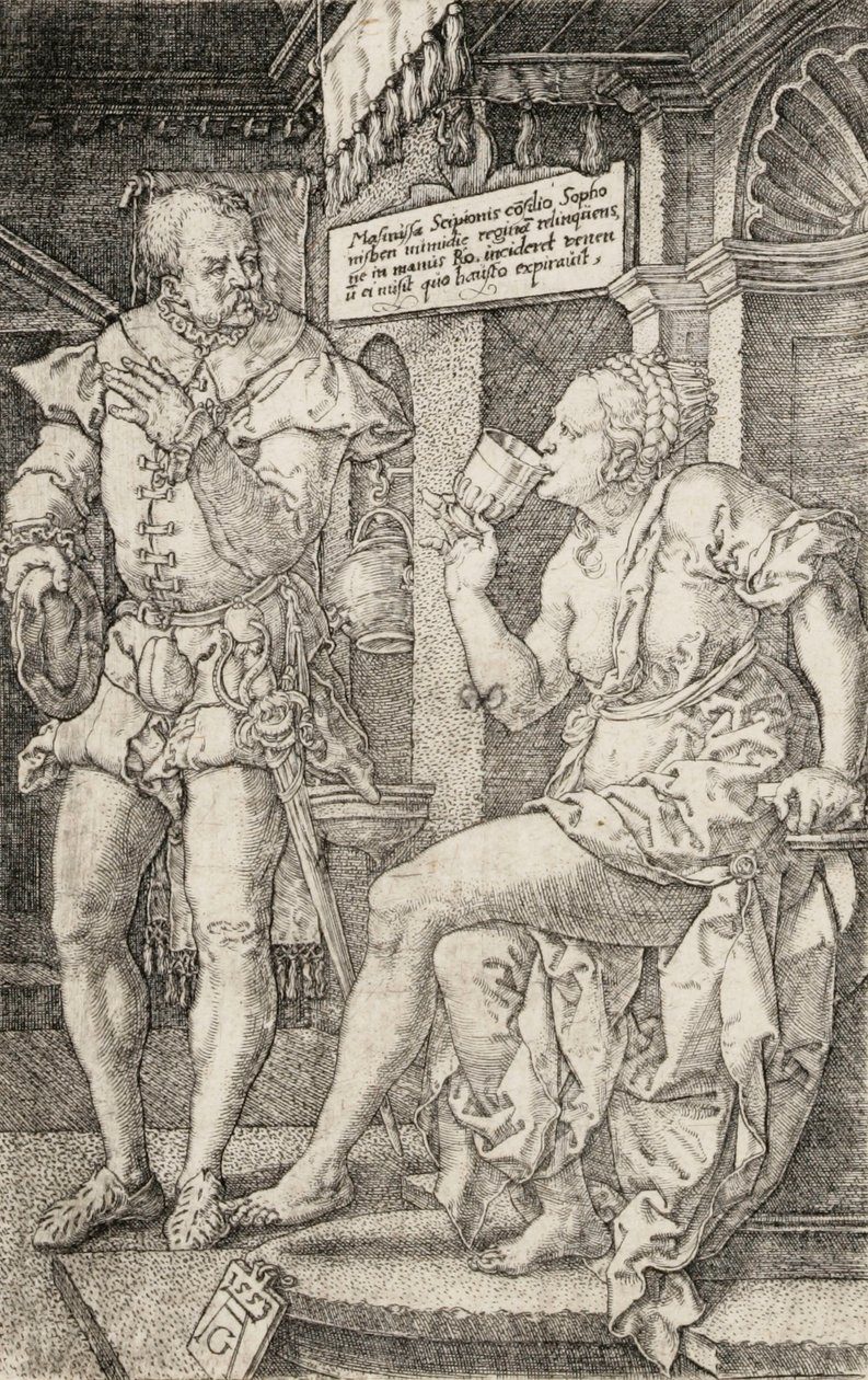 Sophonisbe alkotó: Heinrich Aldegrever