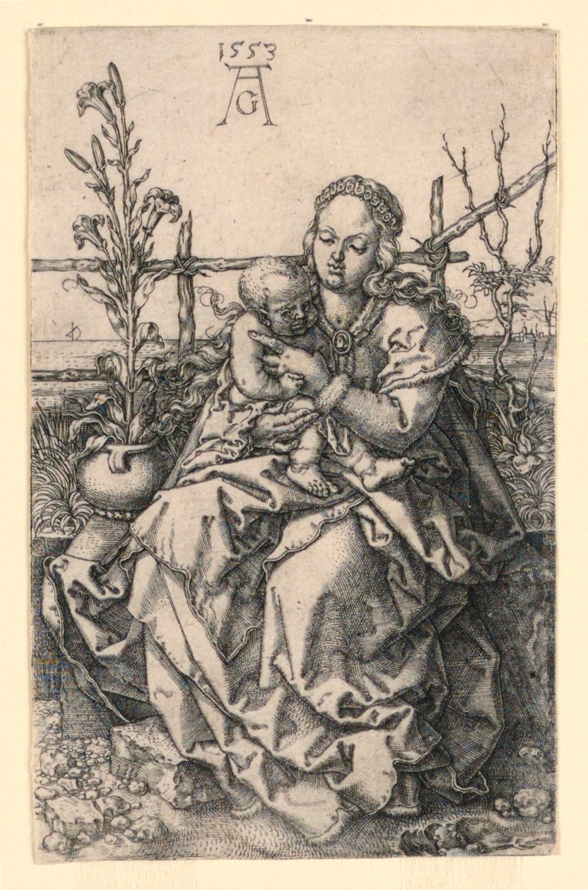 Szűz és Gyermek alkotó: Heinrich Aldegrever