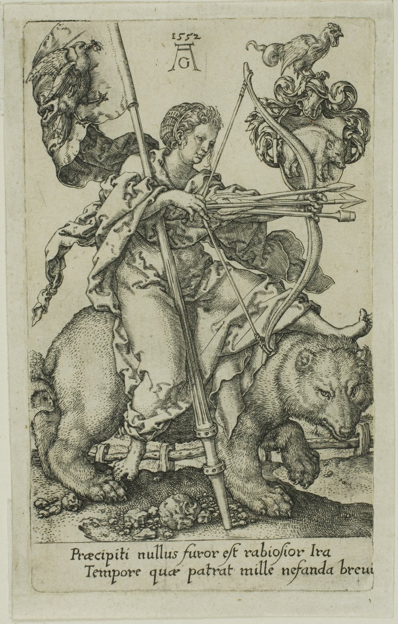 Wrath, a Vices-től alkotó: Heinrich Aldegrever