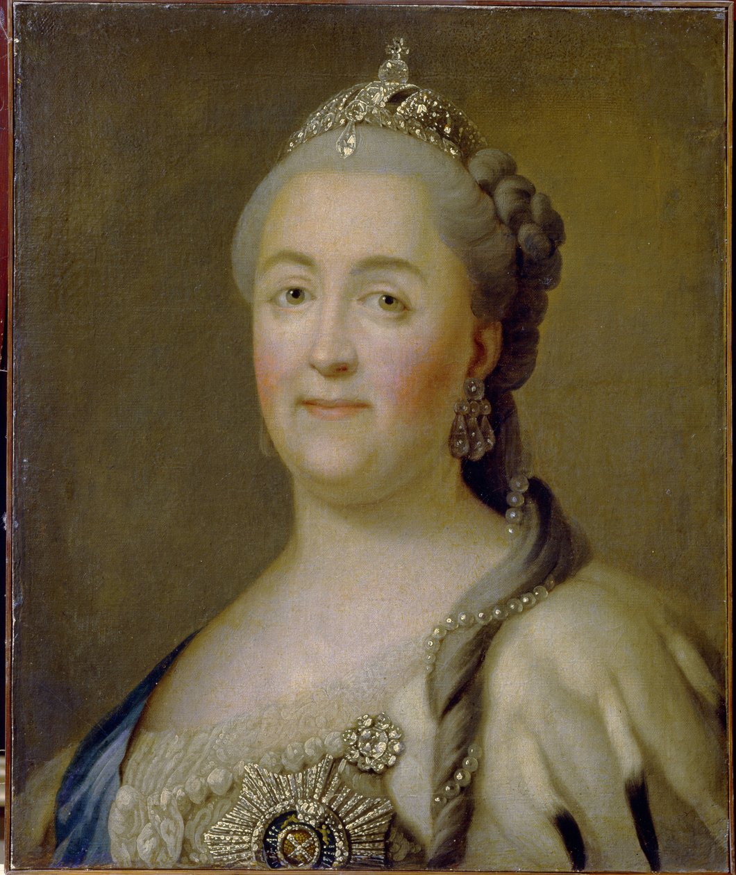 Katalin császárné portréja II alkotó: Heinrich Buchholtz