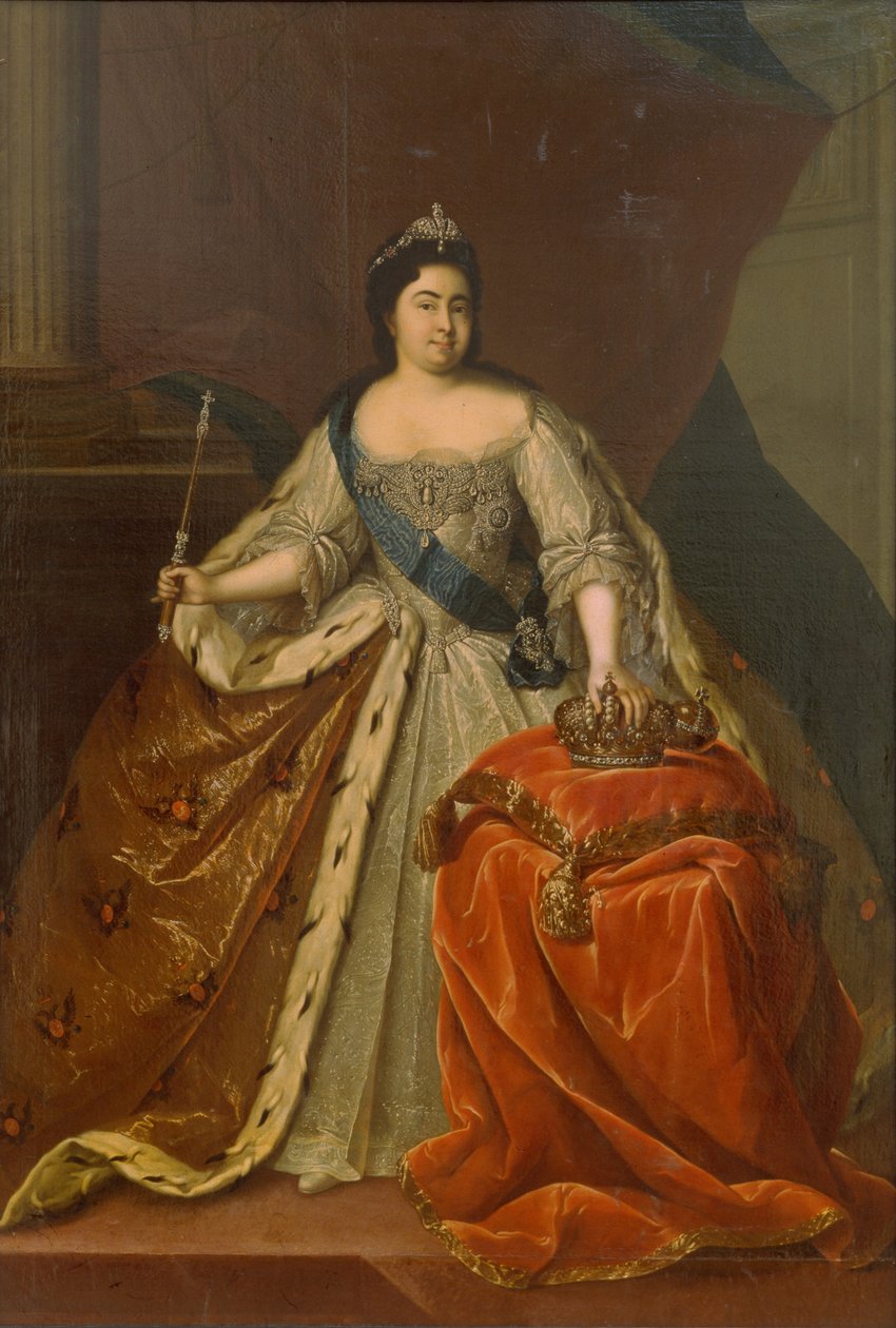 I. Katalin császárné portréja 1684-1727 alkotó: Heinrich Buchholz