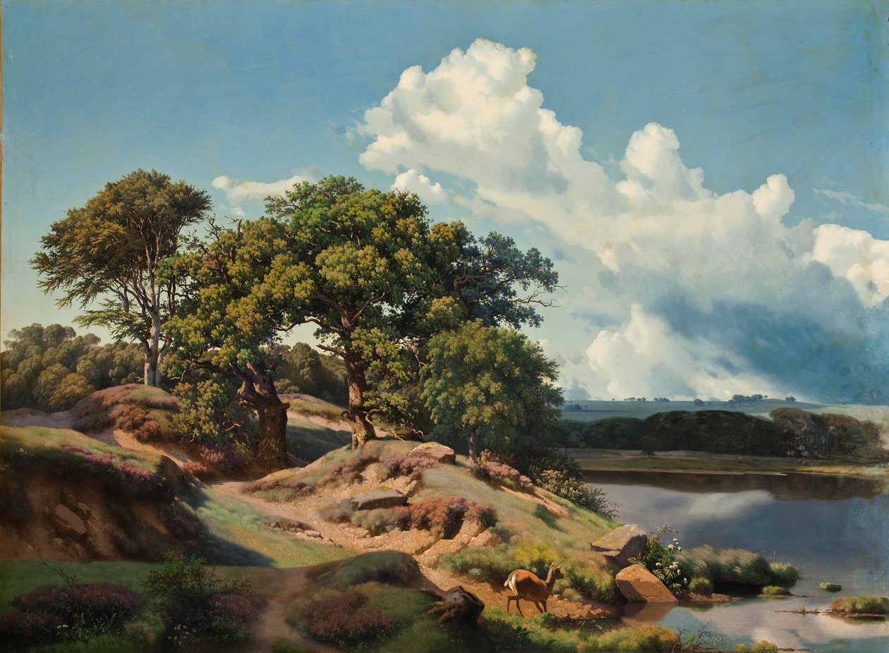 Dán: dán táj. Dán táj. alkotó: Heinrich Buntzen