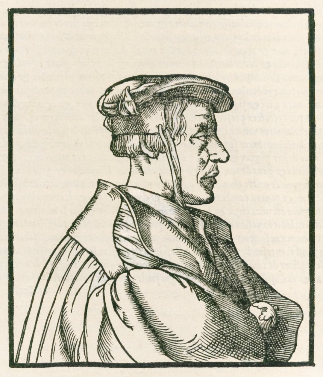 Heinrich Cornelius Agrippa von Nettesheim (1486-1535) címoldali metszete az 1533-ban megjelent De occulta philosophia libri tres-ből. alkotó: Heinrich Cornelius Agrippa von Nettesheim