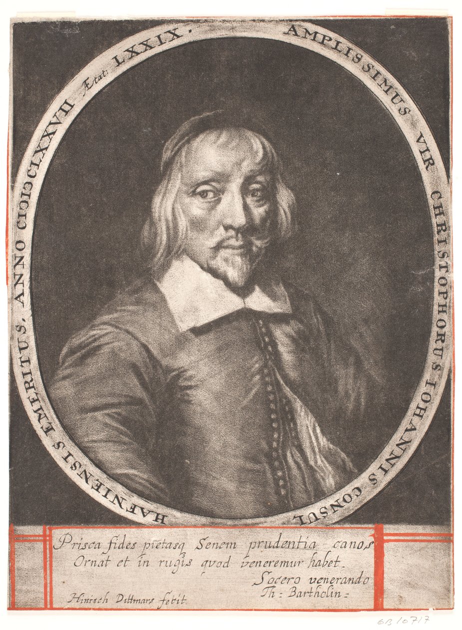Christopher Hansen polgármester alkotó: Heinrich Dittmers