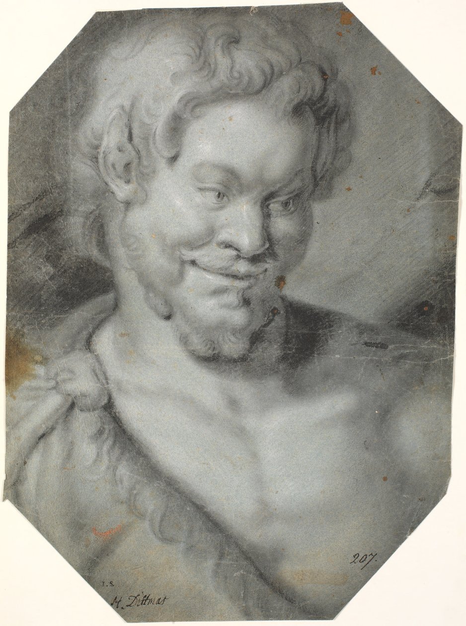 Egy faun mellszobra alkotó: Heinrich Dittmers