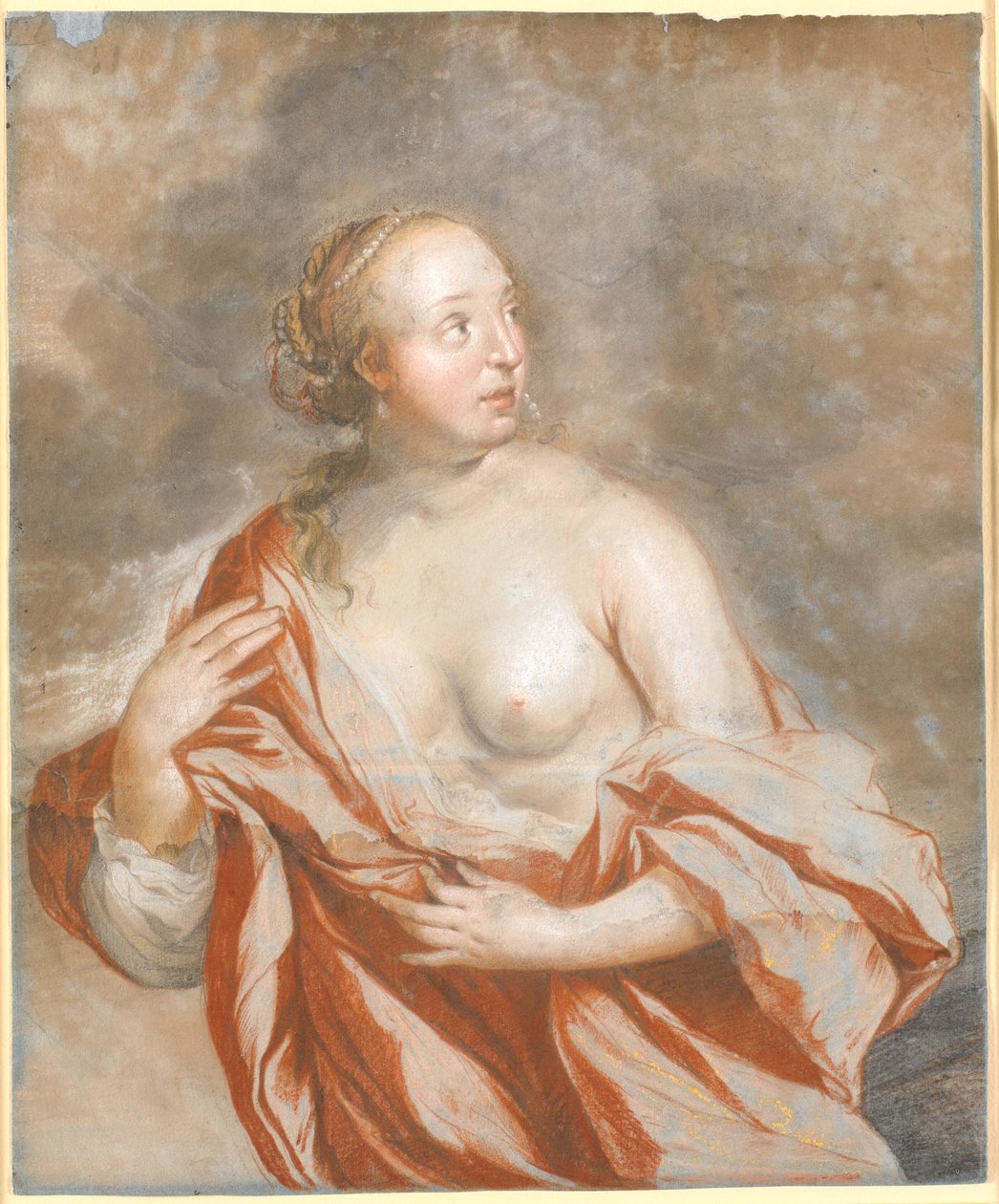 Szomorú nő, ½ alak alkotó: Heinrich Dittmers