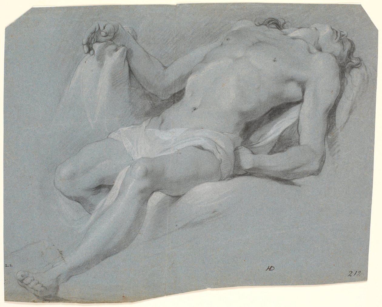 Hazug férfimodell; tanulni Pietà-nak? alkotó: Heinrich Dittmers