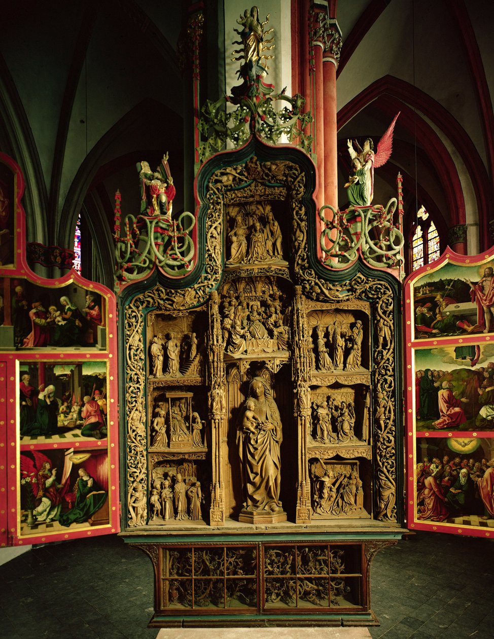 A hölgyoltár, 1535 (fa) alkotó: Heinrich Douvermann