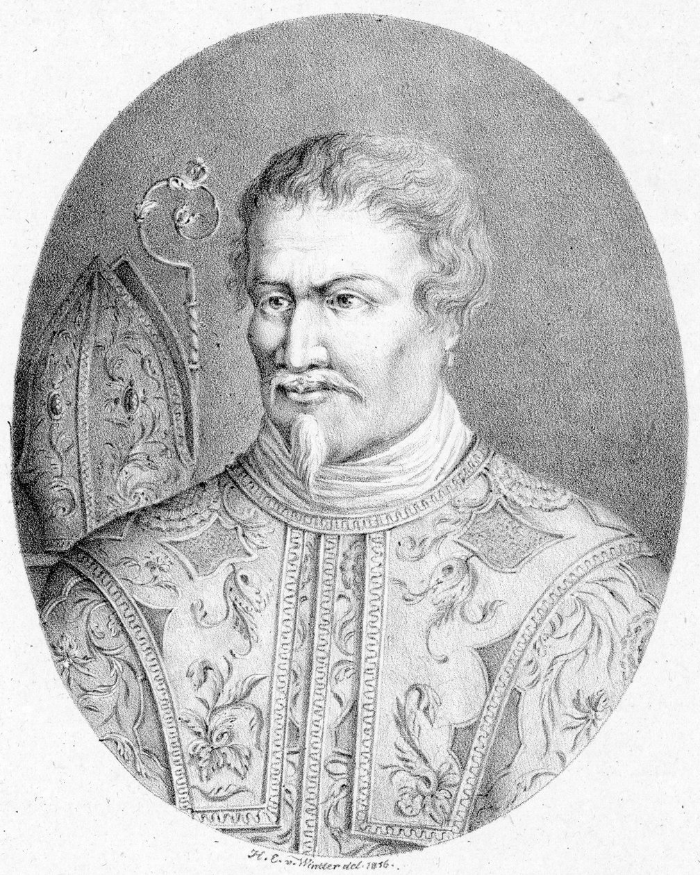 Az ábrázolt személy:  Agostino Steffani alkotó: Heinrich Eduard Winter