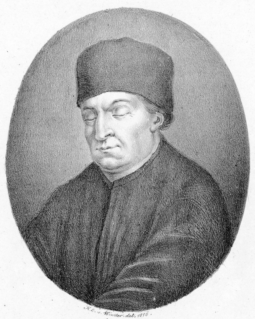 Az ábrázolt személy:  Paumann Conrad alkotó: Heinrich Eduard Winter