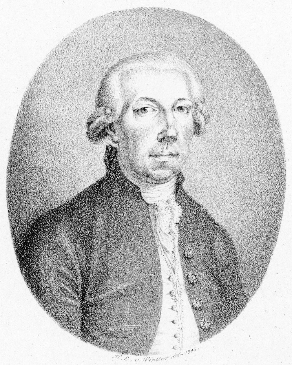 Az ábrázolt személy:  Graf Friedrich Hartmann alkotó: Heinrich Eduard Winter