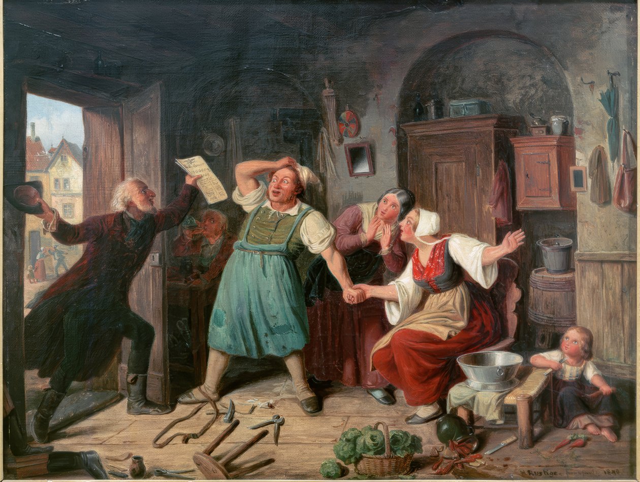 A nagy nyeremény alkotó: Heinrich Franz Gaudenz von Rustige