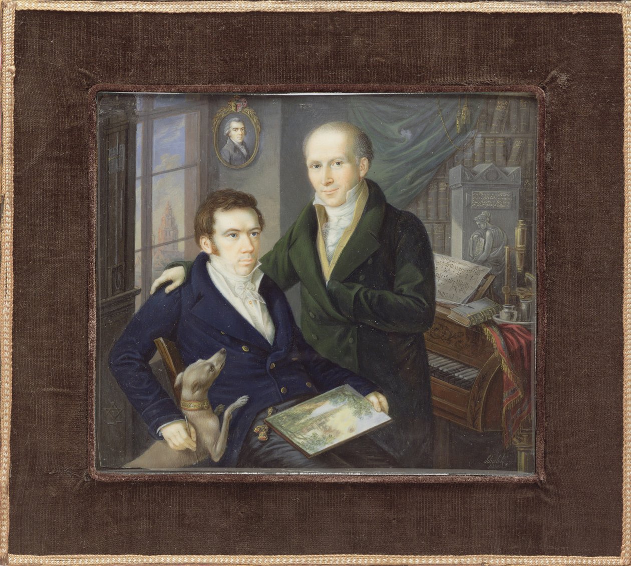Joseph és Karl August von Klein, kb. 1810-15. alkotó: Heinrich Franz Schalck