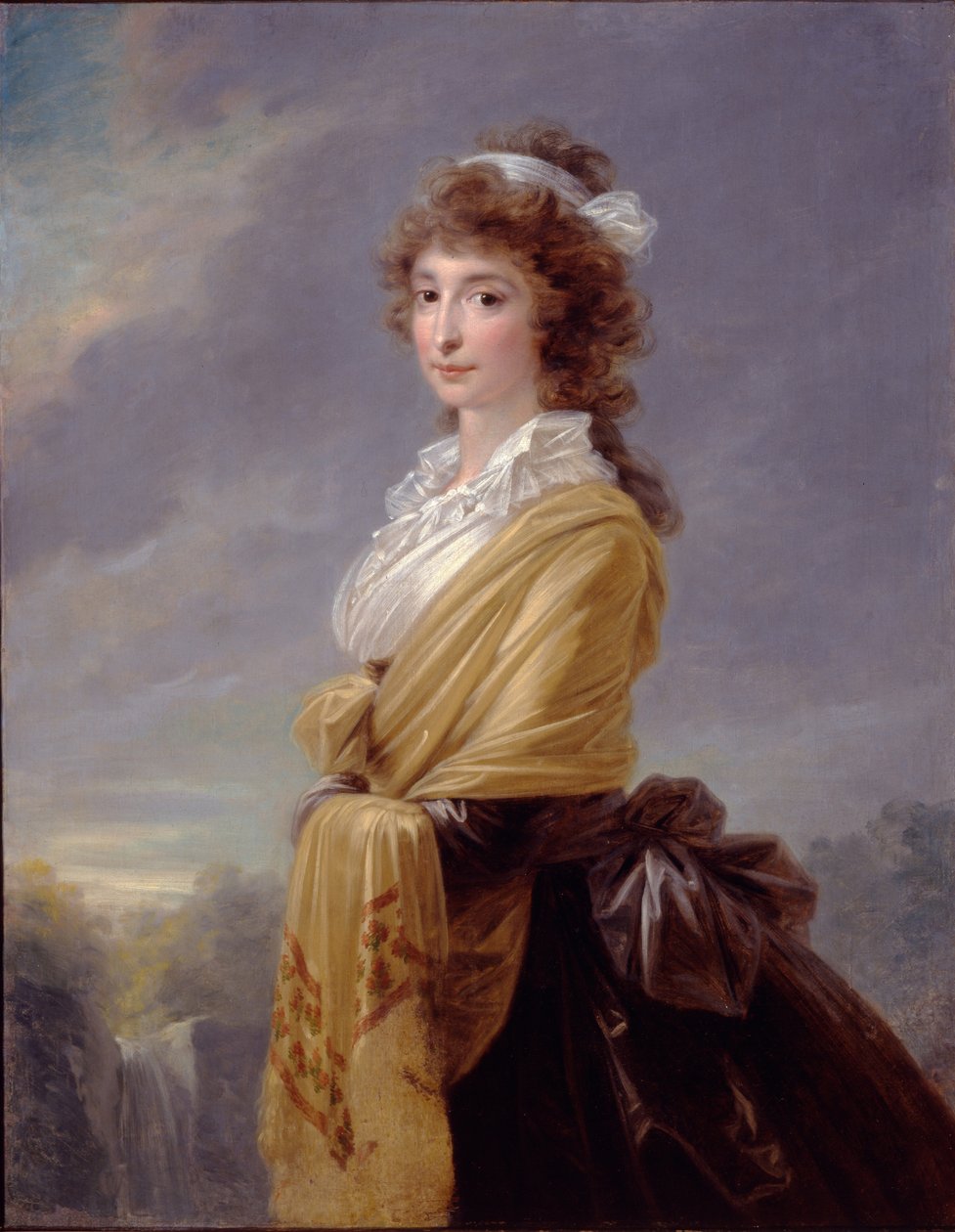 Elisabeth von Thun-Hohenstein grófnő portréja 1764-1806, 1787 alkotó: Heinrich Friedrich Füger