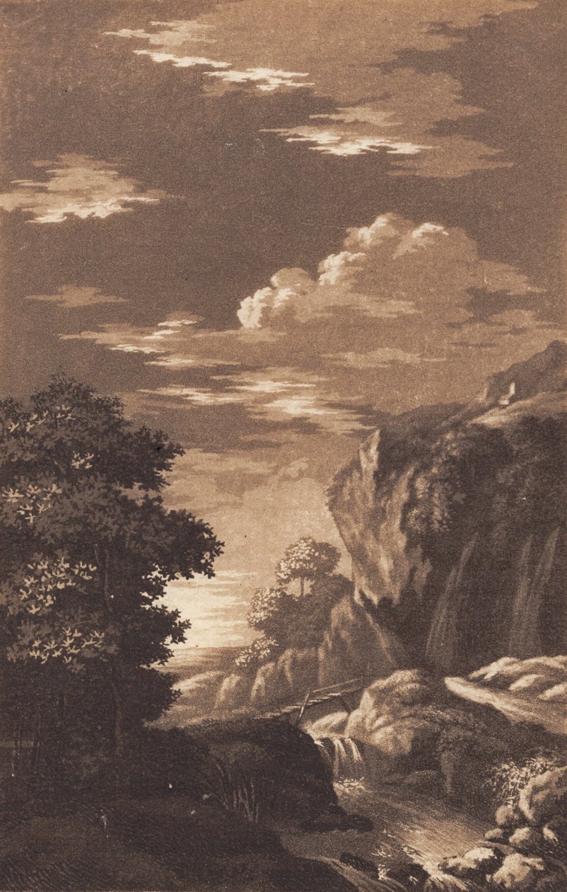 Hegyi táj alkotó: Heinrich Grosch