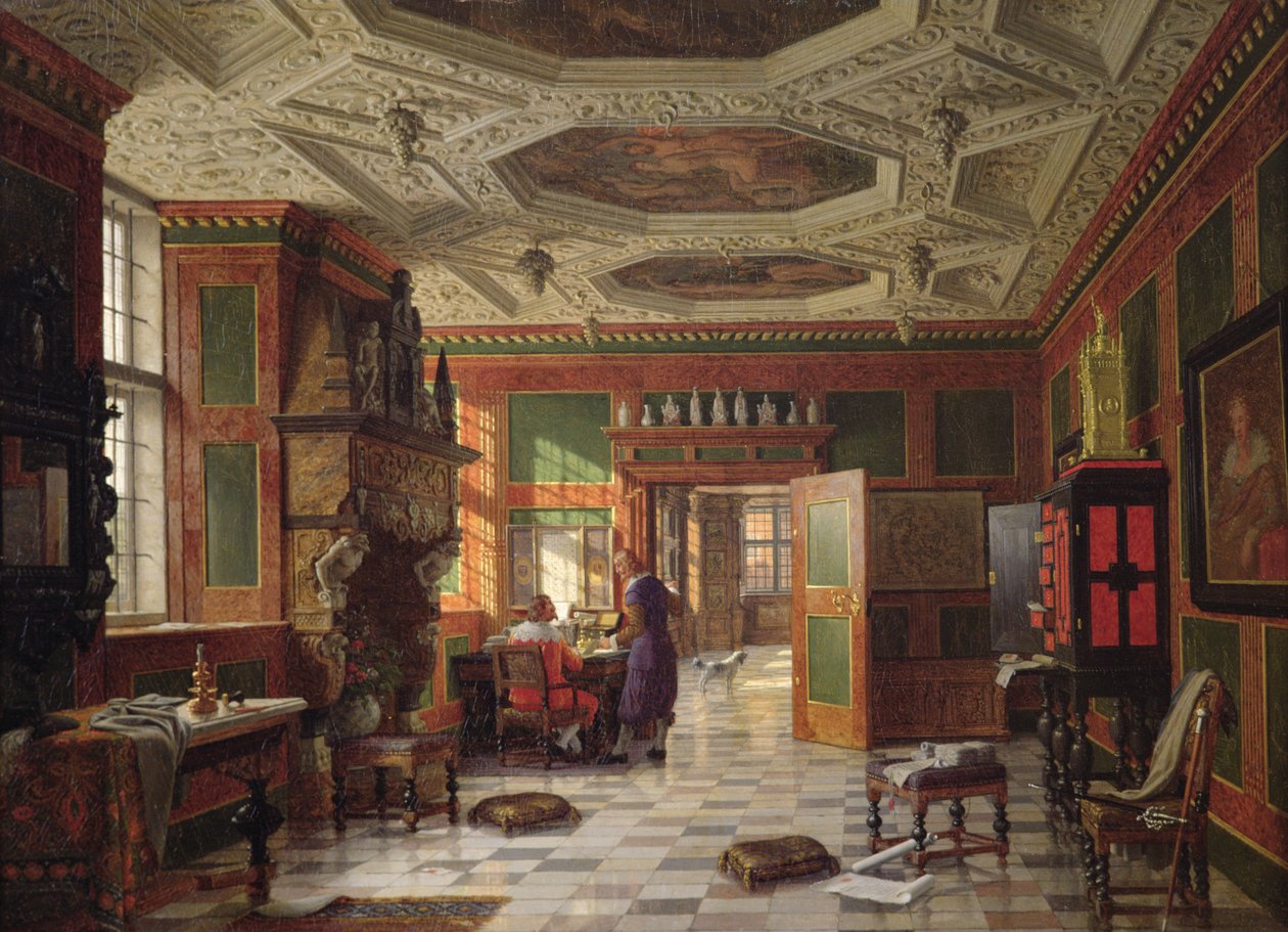 A koppenhágai Rosenberg-palota belseje alkotó: Heinrich Hansen
